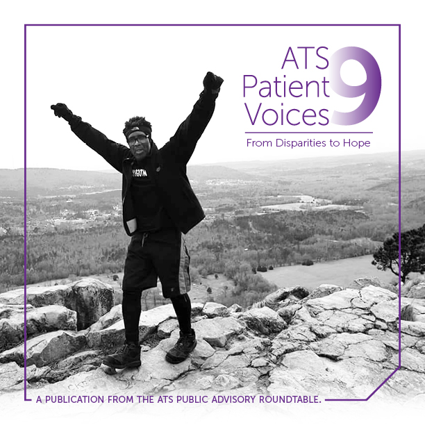 ATS Patient Voices 9 Front Cover Featuring Terry Wright