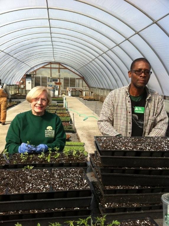 March 2011 030 - Terry in Greenhouse